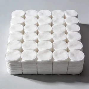 For Facial Care Salon and Home Use Soft Non Woven Disposable Cotton Pads Customized Bulk Makeup Remover Rounds