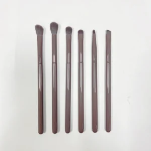 Fox Hair 6PCS Eyeshadow Blending Makeup Brush Set Custom Logo