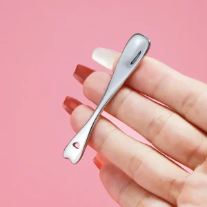 Free Logo Facial Spatula Cosmetic Face Cream Spoon Eye Cream Applicator Mini Eye Cream Spoon