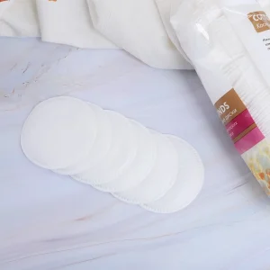 Free Sample Disposable Pure Cotton Cosmetic Pads High Absorbent Facial Makeup Pads with Customized Color