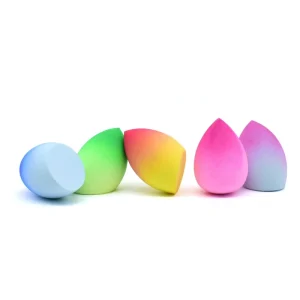 Free Sample Multi color Gradient Ramp Makeup Sponge Cosmetic Make up Puff Sponge