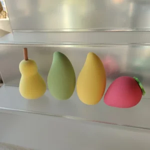 Fruit shaped Makeup Sponges Cute Makeup Tools Designer Makeup Blender Ultra soft Mango shaped Makeup Sponge