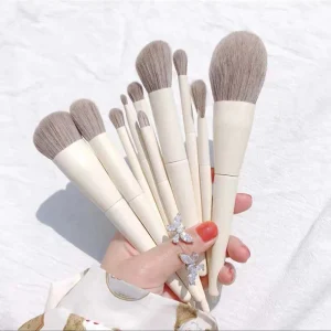 Full 10 Makeup Brush Set of Brush Beauty Tools 10pcs Makeup Brushes Private Label