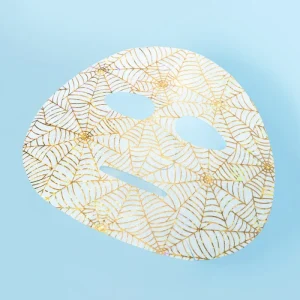 Gold Thread Spiderweb Pattern Printed Dry Face Sheet Mask Skin Care Paper Mask Fabric Facial Mask Product Category