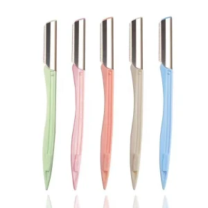 Good Price One blade Eyebrow Trimmer Razor Professional Portable Custom Colorful Eyebrow Shaver Razor
