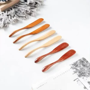Good Quality Environment Friendly Facial Spoon Cosmetics Wooden Face Cream Spatula Bamboo Spoon