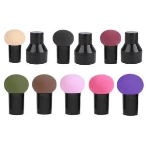 Good Quality Mushroom Makeup Sponge with Handle Round Head Foundation Cosmetic Blender Sponges Powder Puff