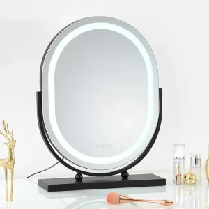 Good Quality Romantic Led Makeup Mirror Bedroom Led Light Ladies Storage Luxury Makeup Mirror for Home Mirror Bathroom