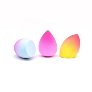 Gradient Color Beauty Makeup Sponges Wet and Dry Soft Latex Free Facial Makeup Sponge Blender for Foundation BB Cream