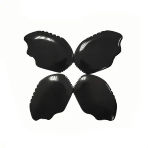 Great Handmade Tools Jade Gua Sha Board Black Bian Stone Facial Massage Scraping Guasha Board for Beauty