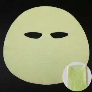 Green Eco friendly Ultra Fine Fiber Dry Facial Mask Sheet Moisturizing Nourishing Whitening 6 Colors Macaron Colorful Design