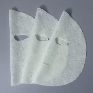 Green Natural Chlorophyll Fiber Facial Mask Sheet 40GSM Material for Facial Mask Material Packaging