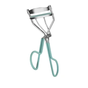 Green Rubber Handle Sunflower Design Portable Durable Natural Curling Stainless Steel Eyelash Curler