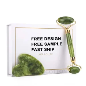 Gua Sha Facial Tools & Jade Roller Set for Skin Care Reduce Puffiness and Improve Wrinkles Tool