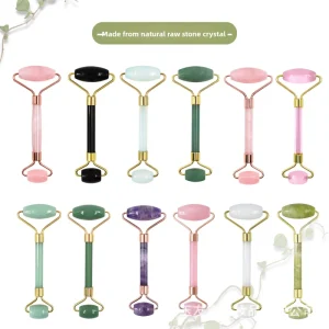Guangdong Nature Jade Double Head Whole Body Massage Roller Customizable OEM ODM