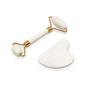 Guasha 100% Natural Jade Roller Scraping Crystal Plate Gua Sha Facial Tool