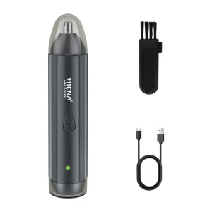 HIENA B004 Nose Hair Trimmer Professional Painless Eyebrow Trimmer Powerful Motor and Dual Edge Blades for Smoother Cutting