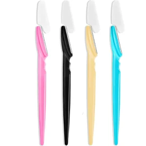 HMU Low Price Professional Women Eyebrow Tweezers Trimmer Razor Shaper Eyebrow Blade Shaver Trimmer Eyebrow Razor for Women