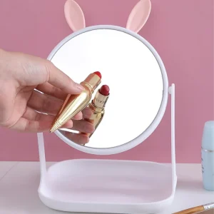 Handbag Shape Foldable Makeup Mirror Ins Style Dust Proof Vanity Mirror Wall Hanging Desktop Dual Use Portable Cosmetic Mirror