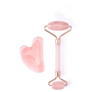 Handheld 100% Natural Jade Roller Face Massage Tool with Anti Aging & Cellulite Reduction Features