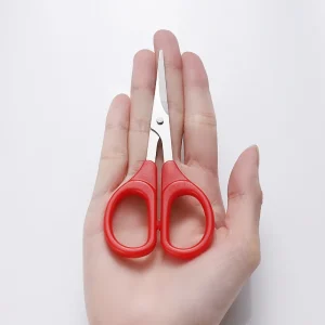 Handmade Stainless Steel Beauty Scissors Straight Head Sharp Eyebrow Makeup Kitchen Snipping Students’ Common Candle DIY
