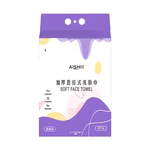 Hanging Disposable Face Towels Soft Skin Friendly Wall Mounted Bottom Pull Custom Logo Eco Friendly Biodegradable Towels