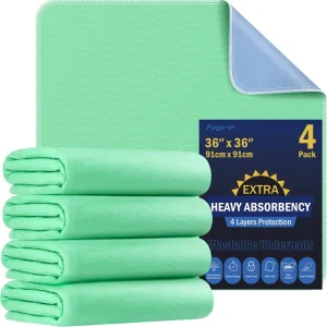 Heavy Absorbency Washable Underpads Waterproof Quick Drying Nursing Incontinence Reusable Washable Bed Pee Pads for Dogs
