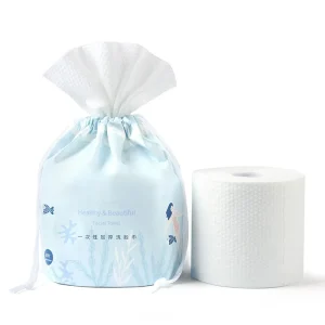High Absorbent Disposable Facial Washcloth Biodegradable Nonwoven Face Towel for Makeup Removal Face Cleaning