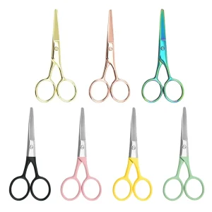 High End Mini Nail Scissors Stainless Steel Blade Tip for Manicure and Cuticle Care Beauty Tool