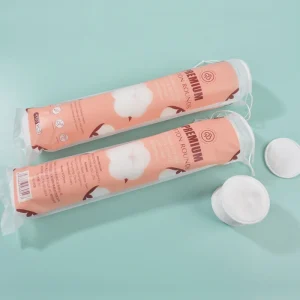 High Quality 150/100 Round Shape Cotton Pads Organic Cotton Disposable Make up Remover Facial Clean Texture Pad