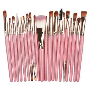 High Quality 20 Pcs Makeup Brush Set Private Label Eyeshadow Tool Face Concealer Blush