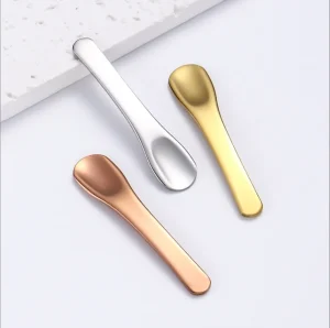High Quality 304 Metal Face Cream Scoop Mask Stick for Applying Facial Cream Stainless Steel Eye Cream Spoon