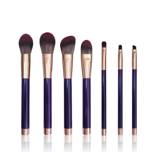 High Quality 7 Pieces Makeup Brush Set With Soft Smooth for Professional Women’s Vegan Cosmetic Makeup Brush Set