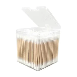 High Quality Bamboo Stick Cotton Ear Buds Eco Friendly Qtips Cotton Swabs for Ear Cleaning