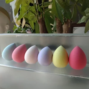 High Quality Candy Colors Low density Makeup Sponge Super soft Makeup Blender Functional No latex Makeup Sponge