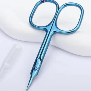 High Quality Curved Head Eyebrow Scissor Makeup Manicure Scissor Nail Cuticle Tool Cuticle Remover Beauty Accessories