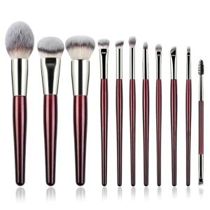 High Quality Customizable Makeup Brushes Set Flat Pro Makeup Tools for Powder Foundation Eyeliner Eyebrow Eyeshadow Use on Face