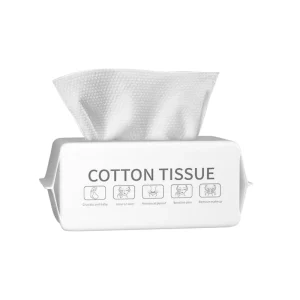 High Quality Disposable Top Grade Cotton Soft Face Towel Breathable Plain Direct Factory Sale Facial Tissue