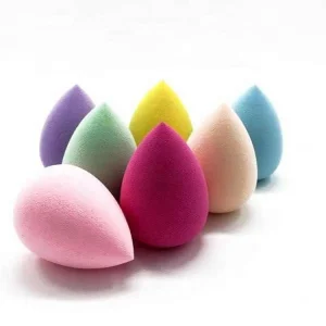 High Quality Eco Friendly Soft PU Sponge Makeup Sponge Puff for Foundation Powder Washable Square Shaped Multi Colors
