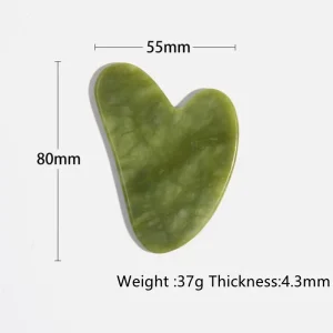 High Quality Jade Facial Massage Beauty Tool Set Including Face Massage Roller and Gua Sha