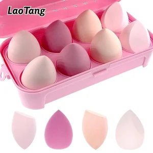 High Quality Latex Free Soft Washable Makeup Sponge Puff Custom Multi color Beauty Egg Portable Travel Size