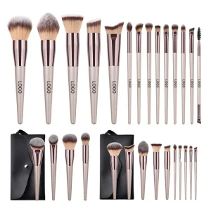 High Quality Luxury Customized Make up Cosmetic Professional Makeup Brush Set With Bag