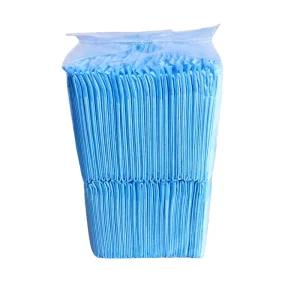 High Quality Medium Thickness 450x600mm Cotton IPX7 Waterproof Soft Super Absorbent Blue Puppy Dogs Urine Pee Pads Training