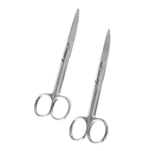 High Quality Multifunctional Makeup Gauze Scissors Stainless Steel Scissors with Curved Tips Beauty Care Tools