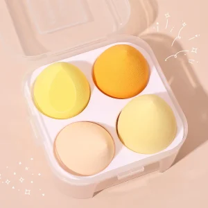 High Quality Portable Makeup Sponge Set Soft Latex Beauty Eggs for Daily Makeup