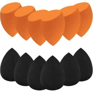 High Quality Professional Synthetic Makeup Sponge Set Latex Free Super Soft Water Drop Shape Washable Setting Face Puffs