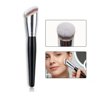 High Quality Professional Synthetic Vegan Custom Logo Luxury Cosmetic Beauty Tool Private Label Single Makeup Brush