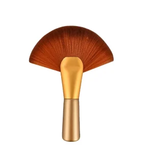 High Quality Single Small Handle Brush Powder Makeup Smudge Brush Soft Synthetic Hair Fluffy Fan Brush