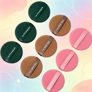 High end Boutique Style Pie Series Makeup Puff Soft Premium Quality Sponge for Professional Beauty Salon Use