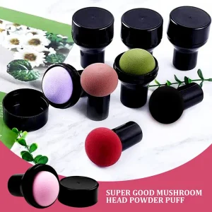 Holder Hydrophilia Latex Free Puff Beauty Mushroom Makeup Sponge
